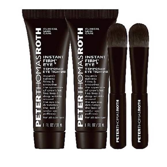 Peter Thomas Roth Firmx Instant Tightener Cream 1.0oz set of 2 and 2 brushes - Picture 1 of 4
